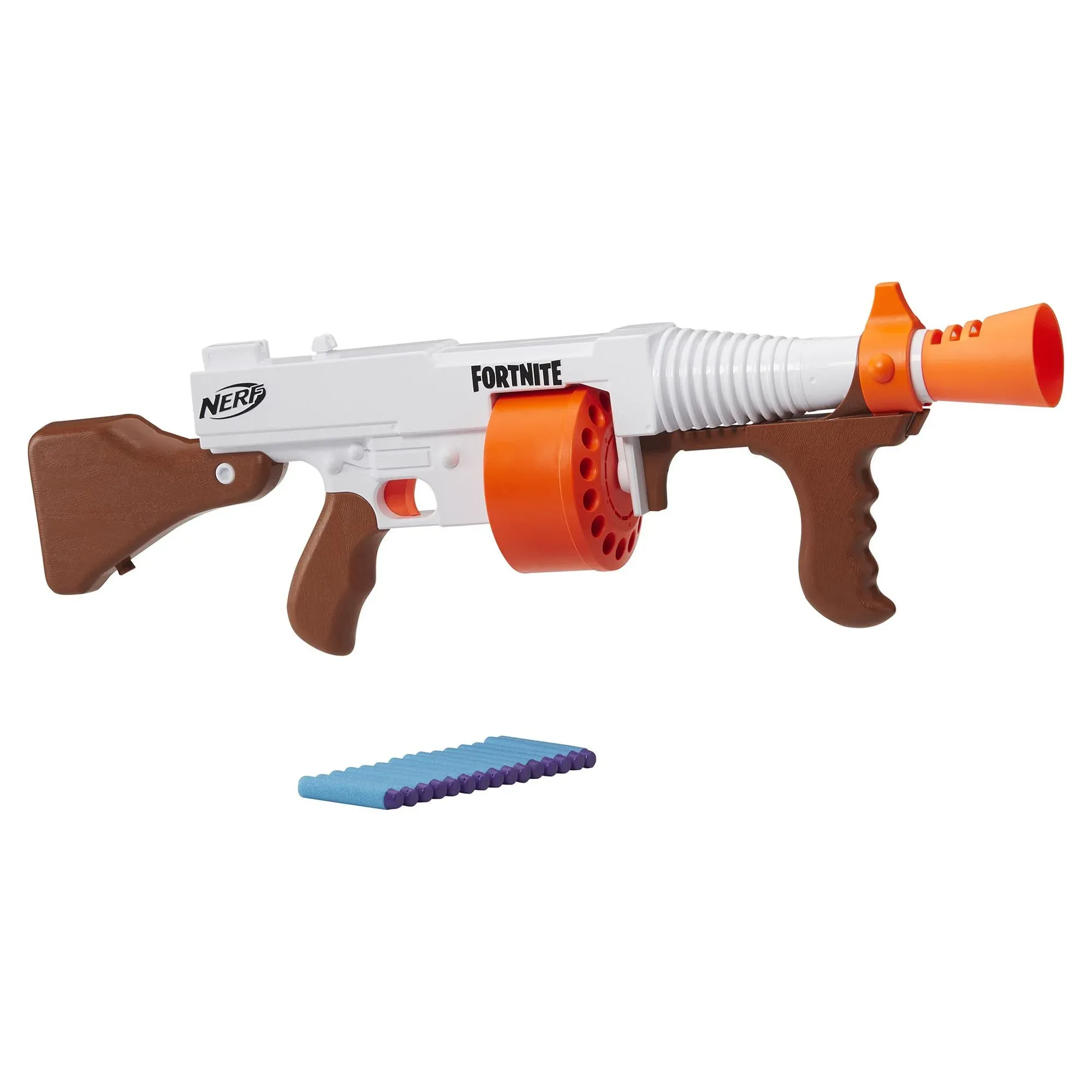 Nerf Fortnite DG Dart Blaster ‚Äì 15-Dart Rotating Drum, Pump Action, 15 Official Nerf Darts, Inspired by Blaster used in Fortnite Video Game