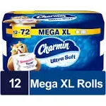 Charmin Ultra Soft Toilet Paper, 9 Mega Rolls