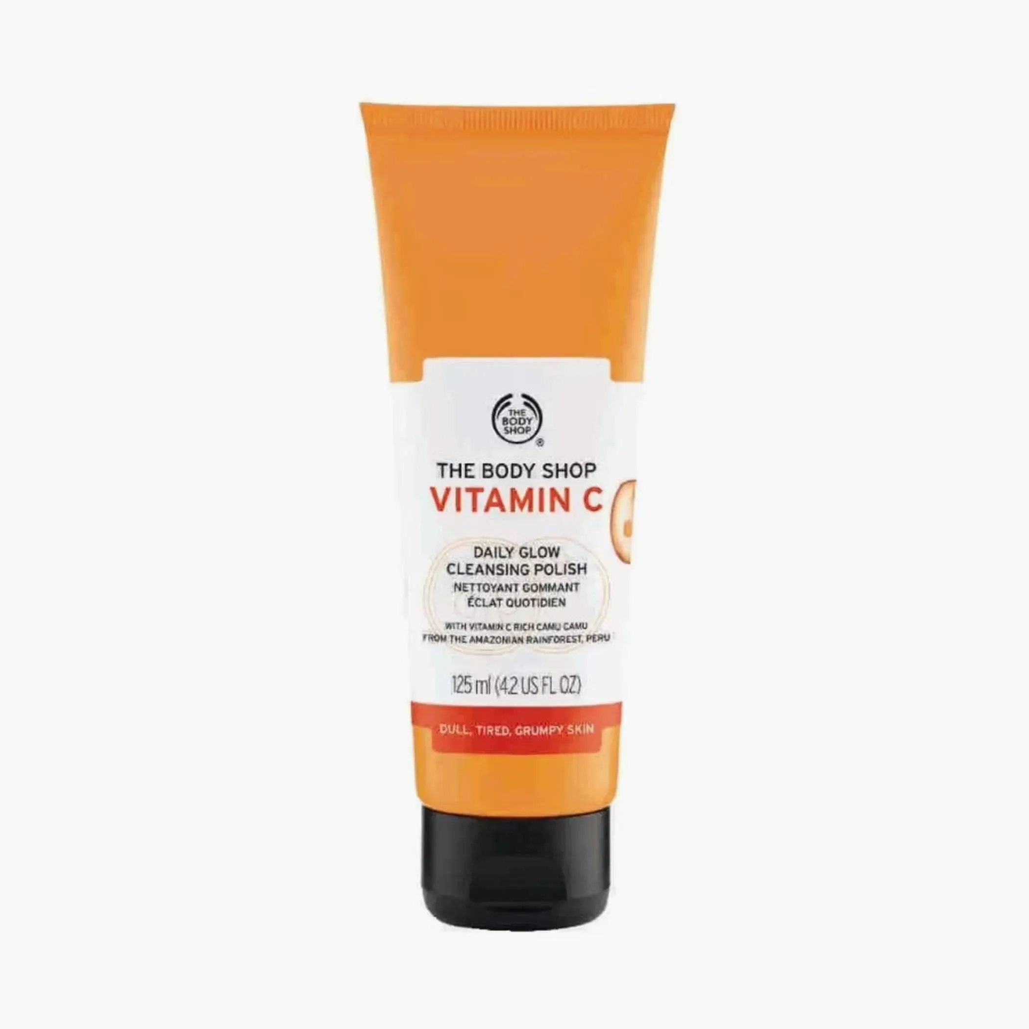 The Body Shop Vitamin C Daily Glow Cleansing Polish for A Healthier Fresh-Faced Glow Vegan 100ml