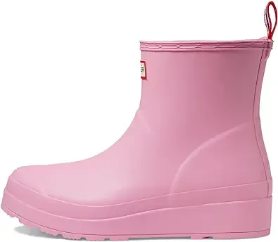 Hunter Women's Play Short Waterproof Rain Boots, Pink