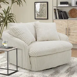 Parker House Boomer Large Swivel Chair with 2 Toss Pillows