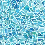 Blue Mosaic Premium Window Film