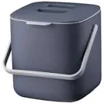 Food Waste Basket Bin W/Handle 2.6L Dark Gray