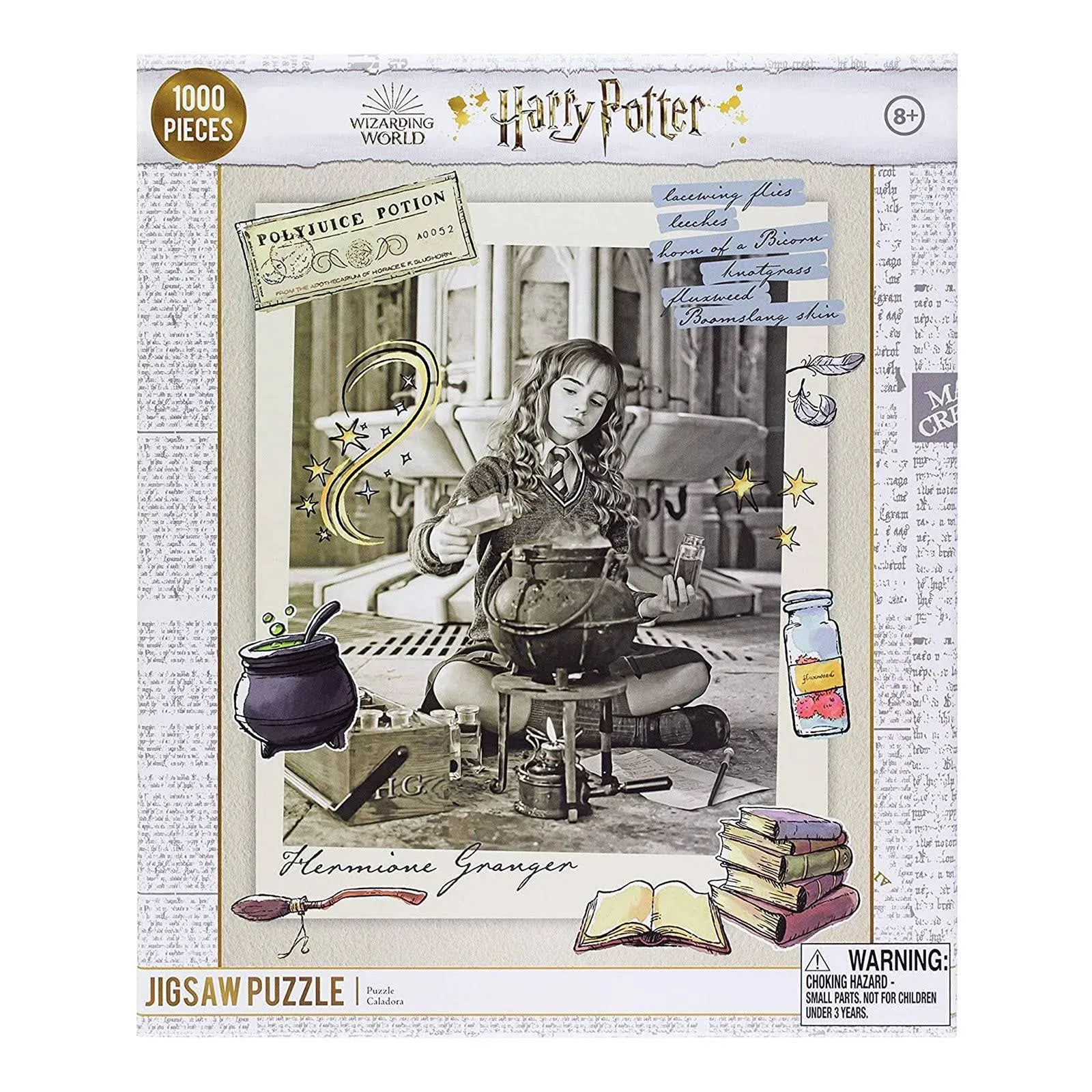 Harry Potter 1,000 Piece Puzzle &#034;Polyjuice Potion&#034; 30&#034; x 24&#034; Hermione Granger