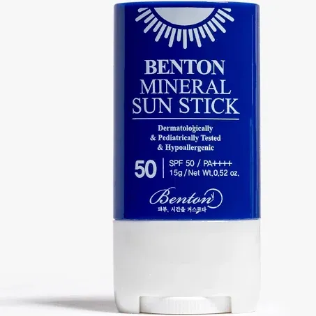 BENTON Mineral Sun Stick 15g SPF50+ PA++++ US Seller Sale!