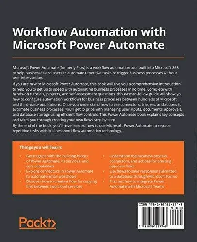 Workflow Automation with Microsoft Power Automate: Achieve digital transformation through business automation with minimal coding