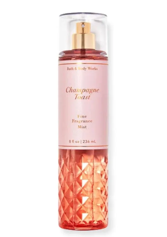 Bath and Body Works - Champagne Toast - Daily Trio - Shower Gel, Fine Fragrance Mist & Super Smooth Body Lotion