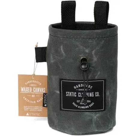 Static Waxed Canvas Chalk Bag