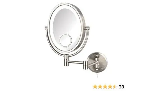 Online Jerdon HL9515NL LED Lighted Wall Mirror, Gray