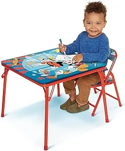 Mickey Mouse Jr. Activity Table Set with 1 Chair