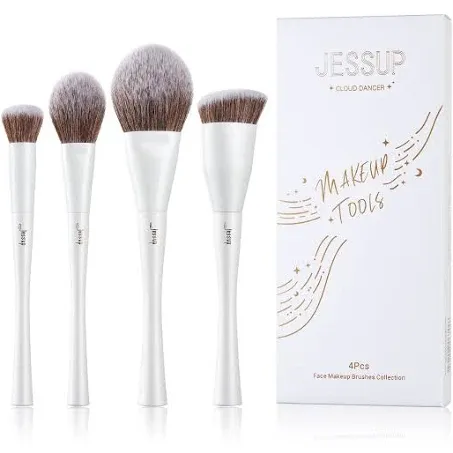 Jessup Brush Set Makeup Brush Set 14 Pieces Make Up Brush Set Cosmetic Brush Makeup Brush Set High Quality Makeup Gift Set for Women Makeup Sponge