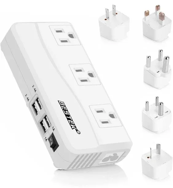 International Power Adapter 250W, 220V to 110V Step down Travel Voltage Converte