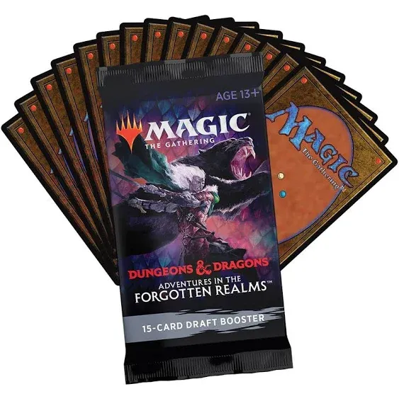 Magic: The Gathering Adventures in The Forgotten Realms Draft Booster Box, 36 Packs