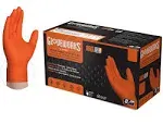 Gloveworks HD Orange Nitrile Gloves Medium