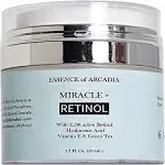 Retinol Moisturizer Cream High Strength for Face and Eye Area Miracle