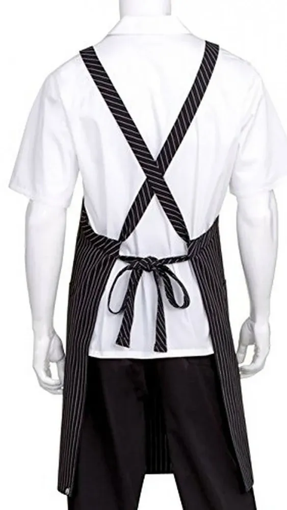 Chef Works Unisex Cross-Back Bib Apron (F35)