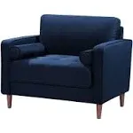 Lifestyle Solutions Lexington Chair in Navy Blue