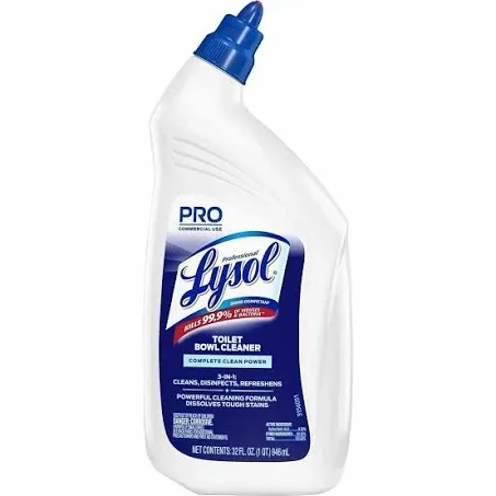 Lysol Toilet Bowl Cleaner Bottle PK12