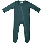 Kyte Baby Zippered Footie in Emerald 3-6 Months