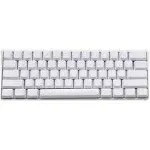 NPKC Blank Thick PBT OEM Profile 61 ANSI Keycaps for MX Switches Mechanical Keyboard (White)(Only Keycap)