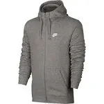 Nike Club Full Zip Hoodie Grey