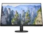 HP V27i FHD Monitor 27-inch Diagonal Full HD Computer Desktop PC Monitor IPS Panel, 3-Sided Micro Edge, Low Blue Light Screen, Anti Glare, On-Screen Control, HDMI, VGA Ports - 9SV92AA Black (Renewed)