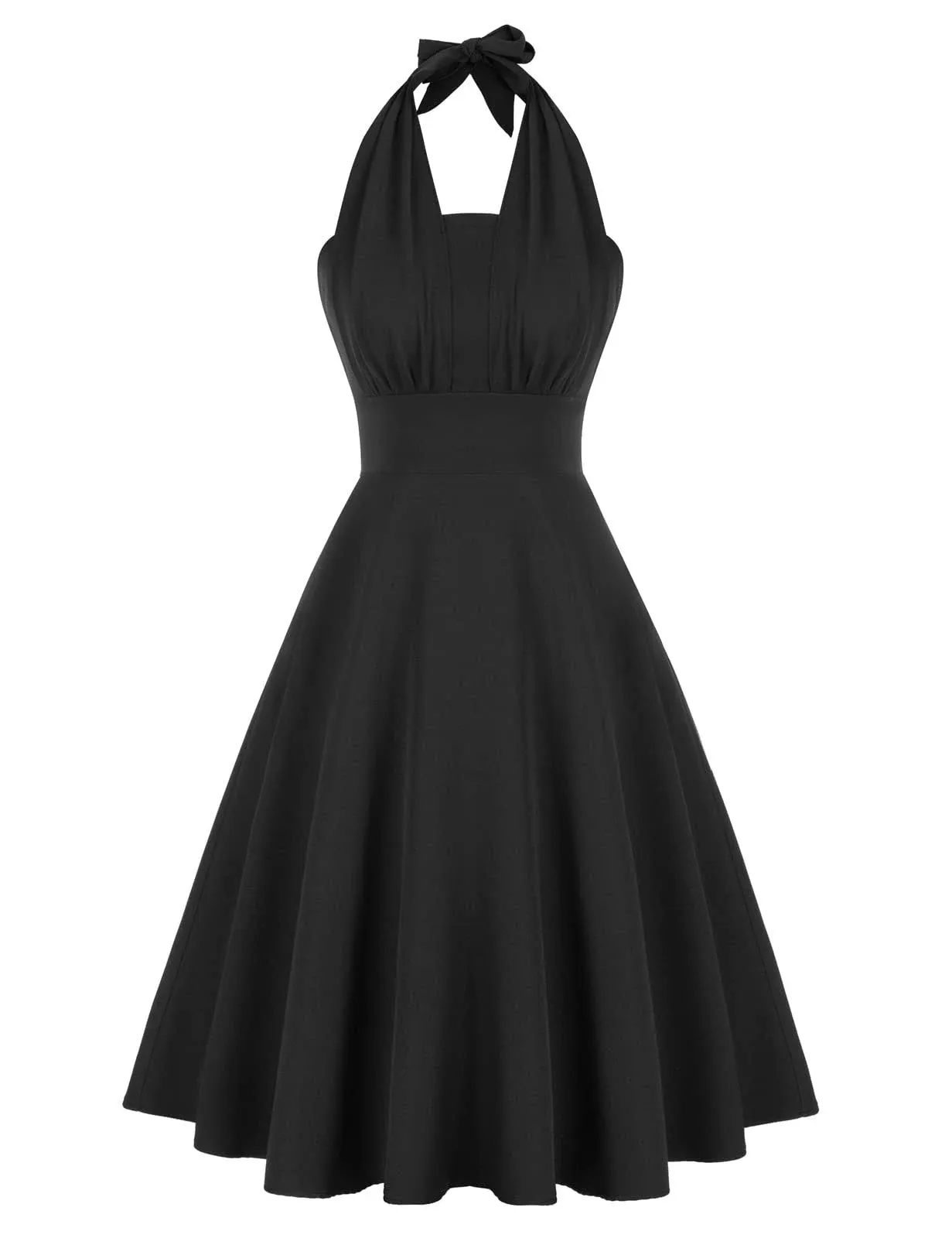 Belle Poque Women's Vintage Dress 1950s Halter Cocktail Party Rockabilly Dresses