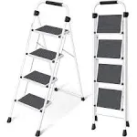 KINGRACK 4 Step Folding Step Ladder