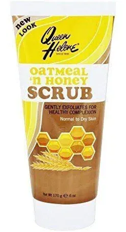 Queen Helene Tube Oatmeal N Honey Scrub 6 Ounce (177ml) (3 Pack)