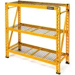 Yellow 3-Tier Wire Steel Garage Storage Shelving Unit (50 in. W x 48 in. H x 18