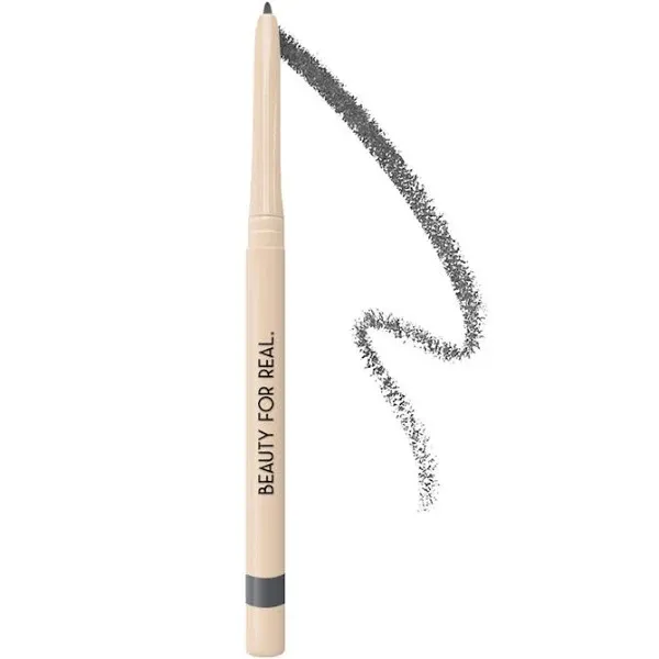 Beauty For Real I-Line 24-7 Eyeliner, Storm - Shimmering Pewter Gray - Long-Wearing, Waterproof Gel Formula - Safe for Sensitive Eyes & Contact Lens Wearers - 0.01 oz