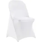 VEVOR White Stretch Spandex Chair Covers