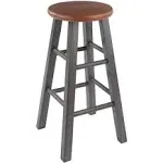 Winsome Ivy Counter Stool, Rustic Teak Gray