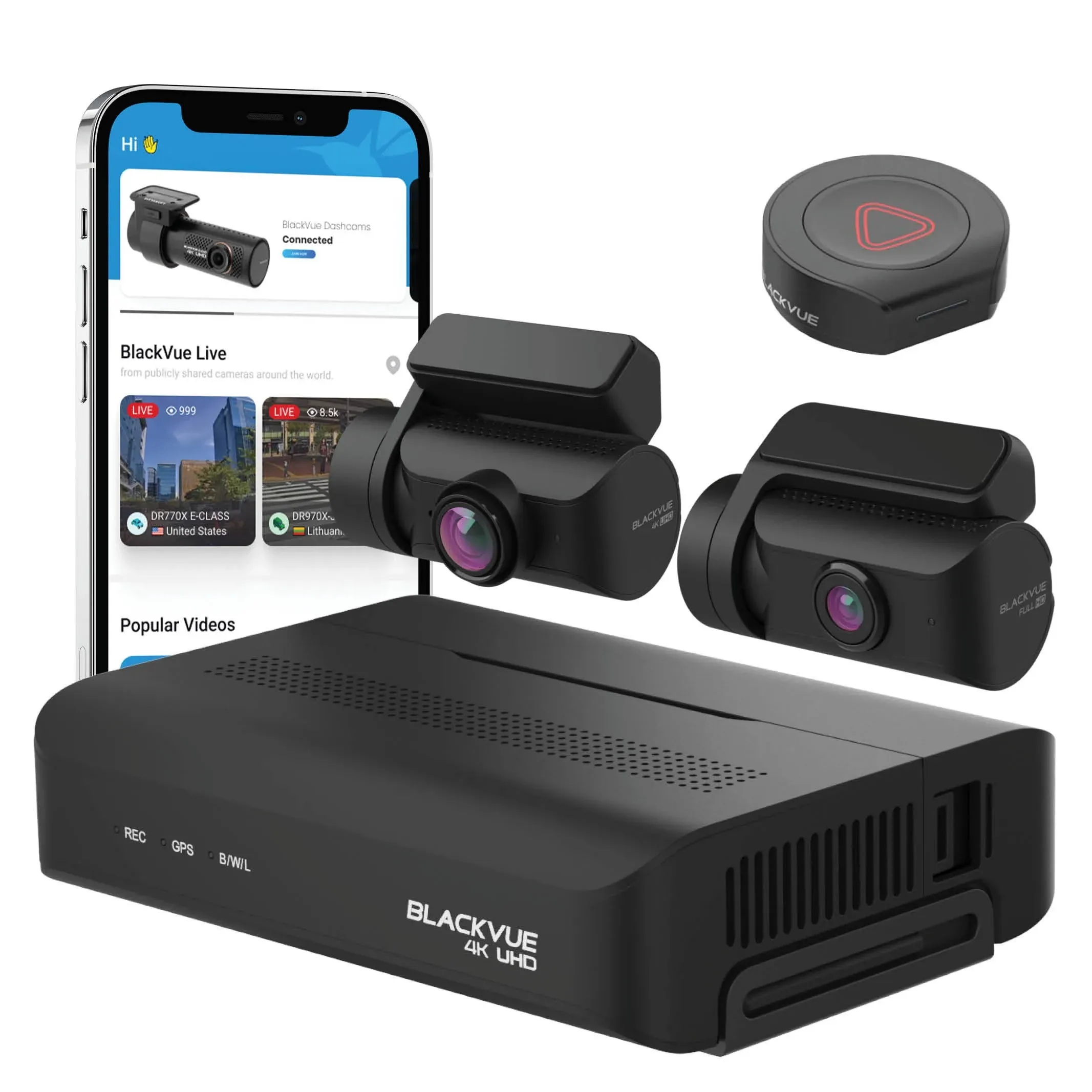 BlackVue DR970X-2CH Box IR Plus 4K UHD Cloud Dash Cam