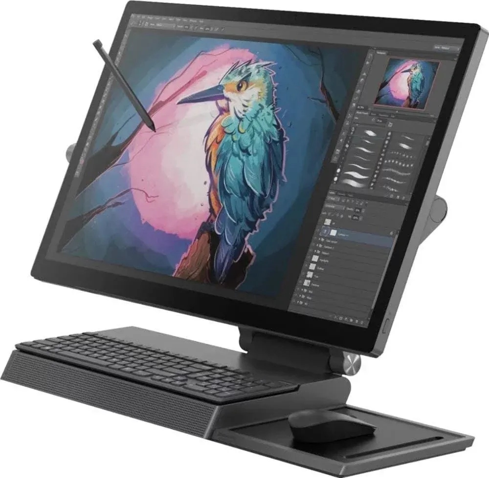 Lenovo Yoga A940 27\\" Touch-Screen All-in-One Intel Core i7-16GB Memory 1TB HDD + 256GB SSD Black