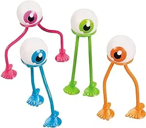 Eyeballs With Suction Feet Bendables  - Toys - 24 Pieces