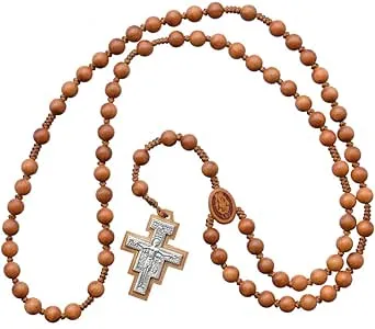 7 Decade Jujube Franciscan 8mm Rosary