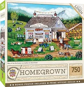 Homegrown - Best Of The Northwest 750 Piece Jigsaw Puzzle