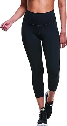 Champion Women's Sport Soft Touch Cropped Leggings - Black - Size M