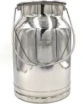 The Dairy Shoppe Stainless Steel Milk Can Totes (5 Liter)