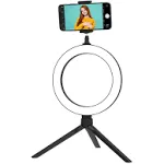 Tzumi On Air Halolight Led Ring Light With Desktop Tripod Stand, 8"