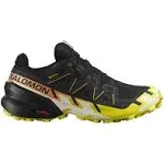 Salomon Speedcross 6 Gore-Tex Men&#039;s Trail Running Shoes, Black/Red Dalhia/Poppy