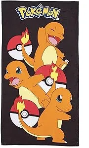 Northwest Pokemon Beach Towel, 30" x 60", Hot Char