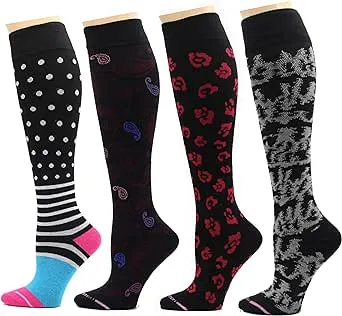 Dr. Motion Women's Floral Compression Socks