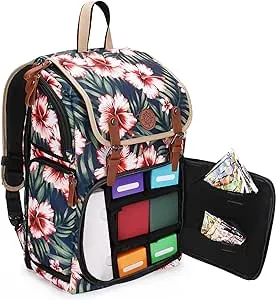 Enhance: Designer Edition Trading Card Storage Backpack Tropical