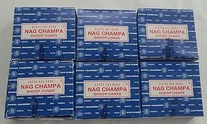 Satya ROSE Incense Cones Bulk 6 x 12 (72) Wholesale Lot Satya Sai Baba