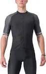 Castelli Entrata VI Jersey - Men&#039;s Light Black/Dark Gray-Silver Gray, L