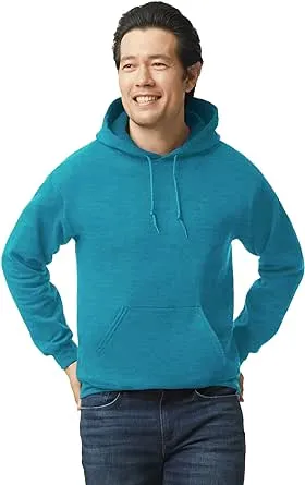 Gildan Unisex Adult Fleece Hoodie Sweatshirt, Style G18500, Multipack