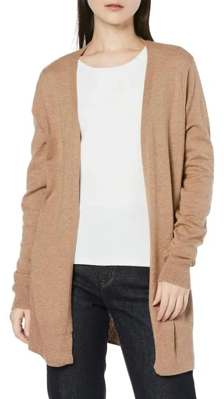 Amazon Essentials Women&#x27;s Lightweight Open-Front Cardigan Sweater in size Large.