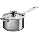 Le Creuset Signature Stainless Steel Saucepan with Lid 18 cm